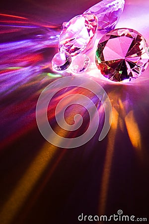 Crystel dispersion Stock Photo