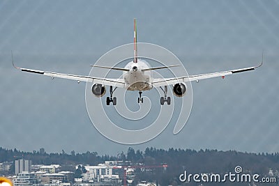 CS-TNR TAP Air Portugal Airbus A320-214 jet in Zurich in Switzerland Editorial Stock Photo