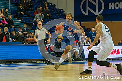 CSKA forward Kyle Hines 42 Editorial Stock Photo