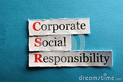 Csr abbreviation Stock Photo