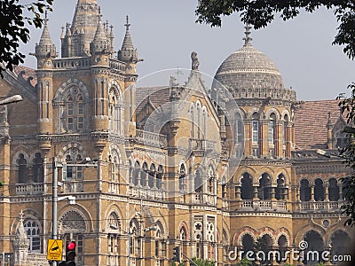 CST Railway Station in Mumbai, India Stock Photo