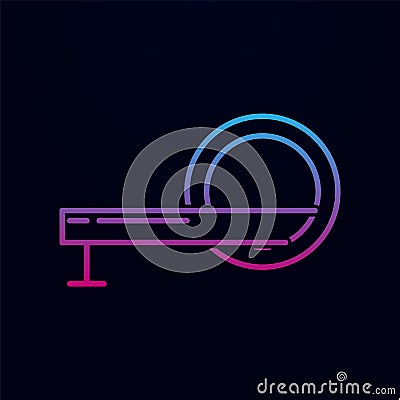 Ct scan nolan icon. Simple thin line, outline vector of medecine icons for ui and ux, website or mobile application Stock Photo