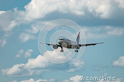 A9-CTN Croatia Airlines Airbus A319-112 jet in Zurich in Switzerland Editorial Stock Photo