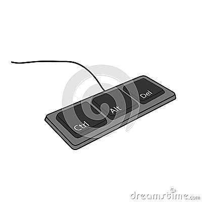 Ctrl Alt Delete to Task Manager Stock Photo