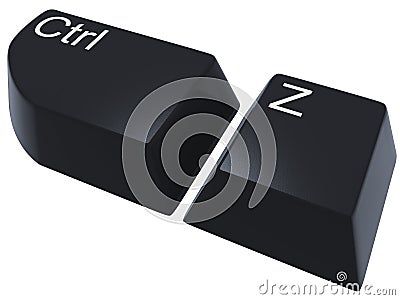 Ctrl Z Stock Photo