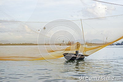 Cua Dai Beach, Hoi An city, Quang Nam province, Vietnam Editorial Stock Photo