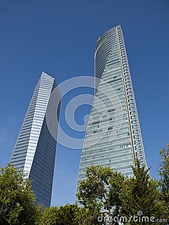 Cuatro Torres Business Area Stock Photo