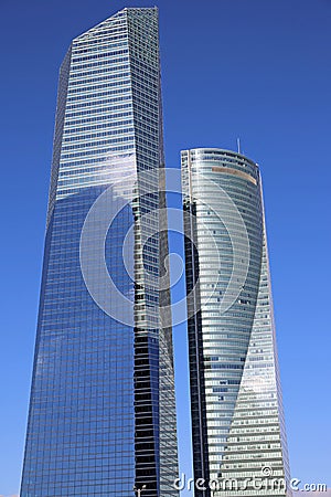 Cuatro Torres Business Area Stock Photo