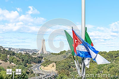 Cuba and Algeria partnership Stock Photo