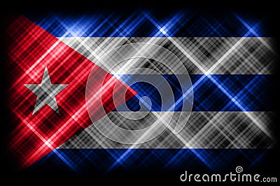 Cuba flag, national flag, modern flag Stock Photo