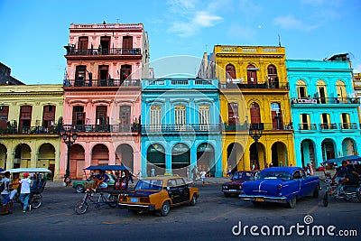 Cuba houses Editorial Stock Photo