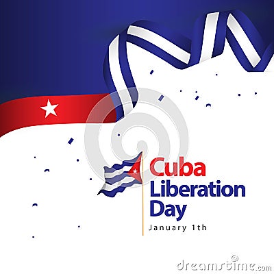 Cuba Liberation Day Vector Design Illustration Vector Illustration