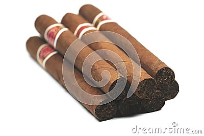 Cuban cigars Stock Photo