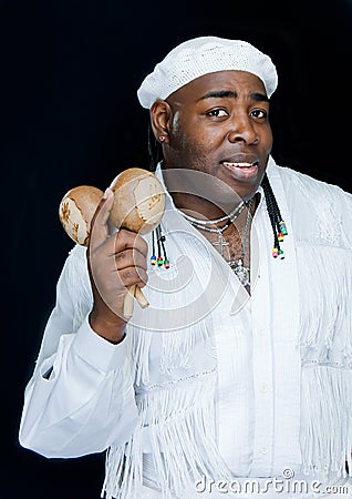 Cuban man Stock Photo