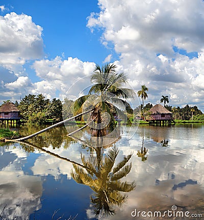 Cuban village Stock Photo