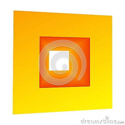 Cube icon for your business promotional artwork Vector Illustration