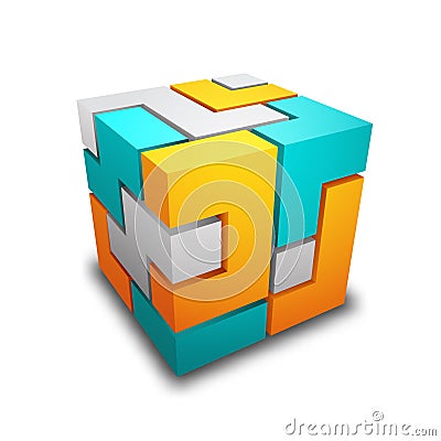 Cube Vector Illustration