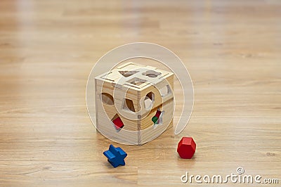 Cube sorter Stock Photo