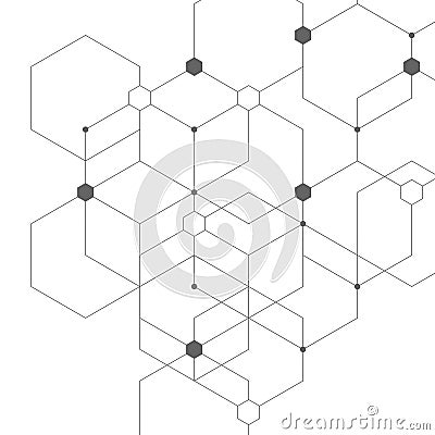 Cube vector background Vector Illustration