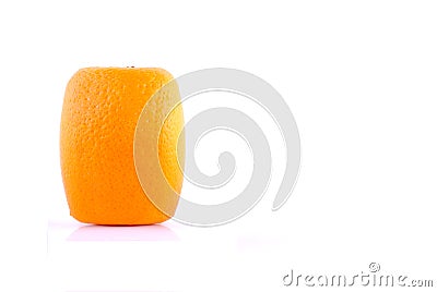 Cubed orange Stock Photo