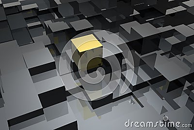 Cubes abstract Stock Photo