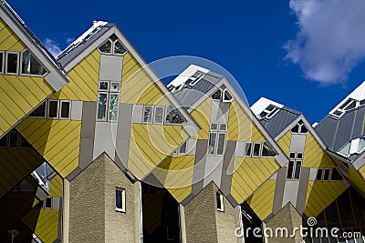 Cubic houses in Rotterdam Stock Photo