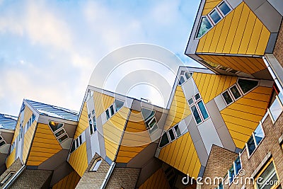 Cubic houses Editorial Stock Photo