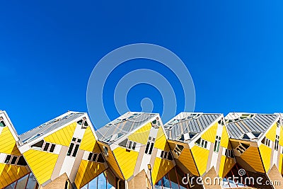 Cubic Houses in Rotterdam Netherlands Stock Photo