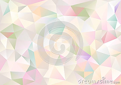 Cubism background Pale and bitter multicolor Vector Illustration