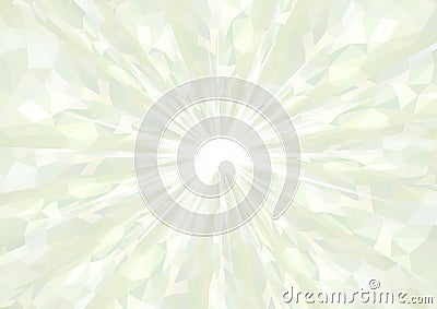 Cubism background radiation Bright mint green Vector Illustration