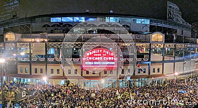 Cubs win World Series Editorial Stock Photo