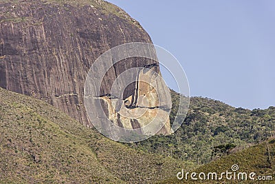 Of the cuca stone track in PetrÃ³polis Stock Photo