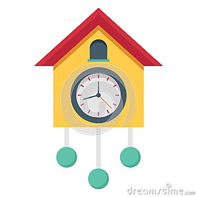 Cuckoo Clock Vector icon which can be easily modified or edit Vector Illustration