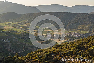 Cucugnan, France Stock Photo