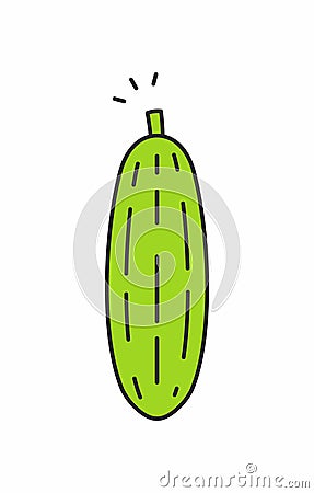 Cucumber icon Vector Illustration