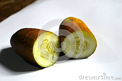 Cucumber image with a white background Stock Photo