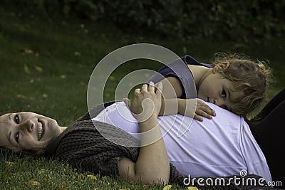 Cuddles all around Stock Photo