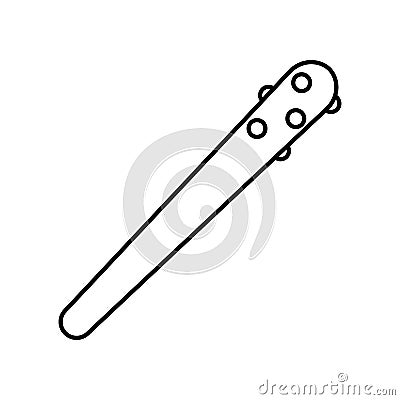 Cudgel icon element of weapon icon for mobile concept and web apps. Thin line cudgel icon can be used for web and mobile. Premium Stock Photo