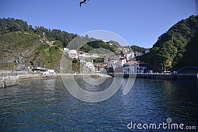 Cudillero, fishing village in Asturias Spain Stock Photo