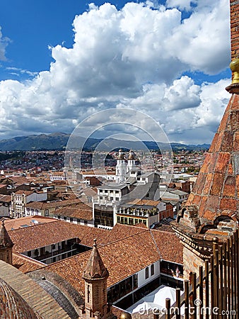 Cuenca, Ecuador. Cityscape of the historical center Stock Photo