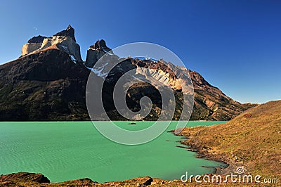 Cuernos del Paine Stock Photo