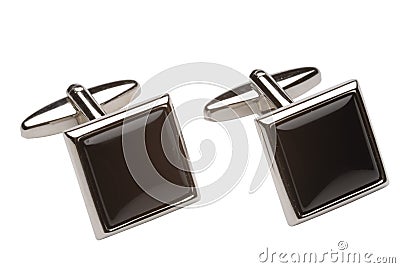 Cuff links 2 Stock Photo