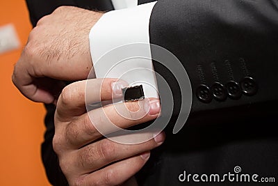 Cufflink Stock Photo