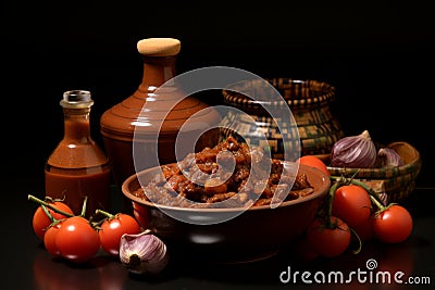 Culinary delights authentic recipes from obscure cultures for gastronomic exploration Stock Photo