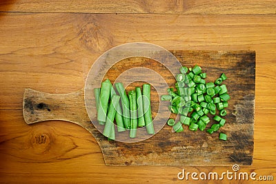 Culinary workshop. Vegetable salad Stock Photo