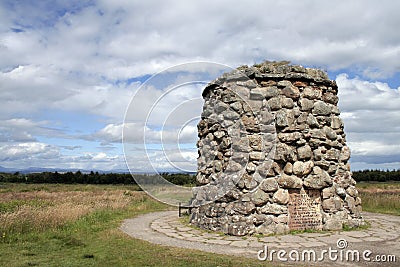 Culloden monument Editorial Stock Photo