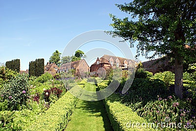 Culpeper Garden of Leeds Castle in Maidstone, Kent, England Stock Photo