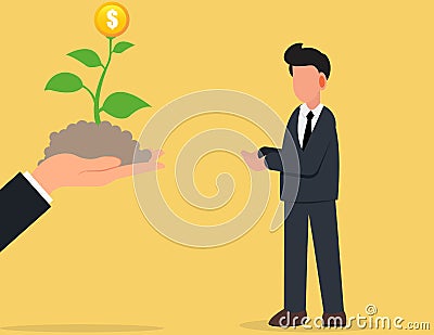 Cultivating enduring value. Vector Illustration