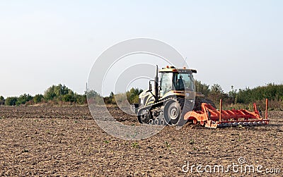 Cultivator Stock Photo