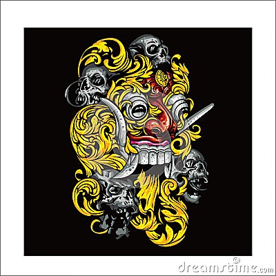Culture from Javanese Indonesian vector design Vector Illustration
